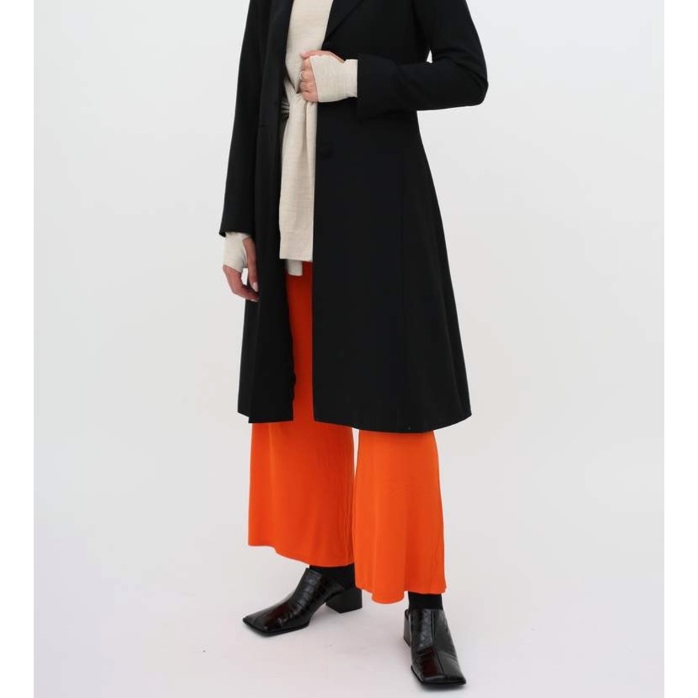 Designer Sid Neigum Orange Ribbed Culottes